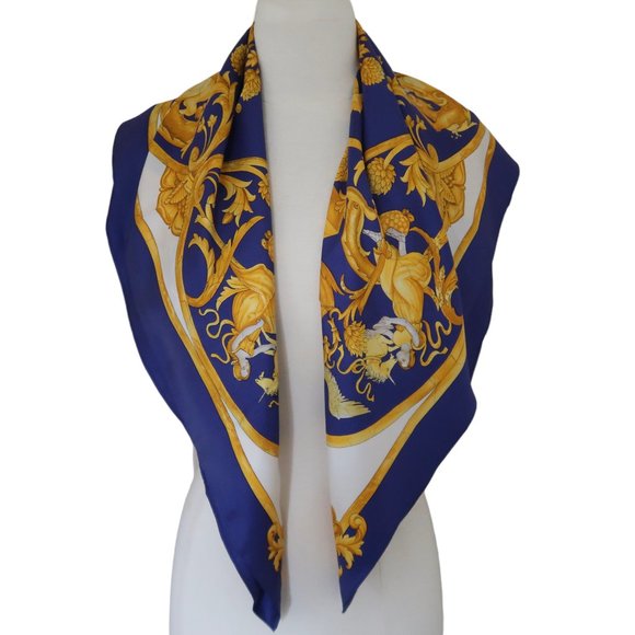ST JOHN Equestrian print silk scarf - Picture 3 of 4